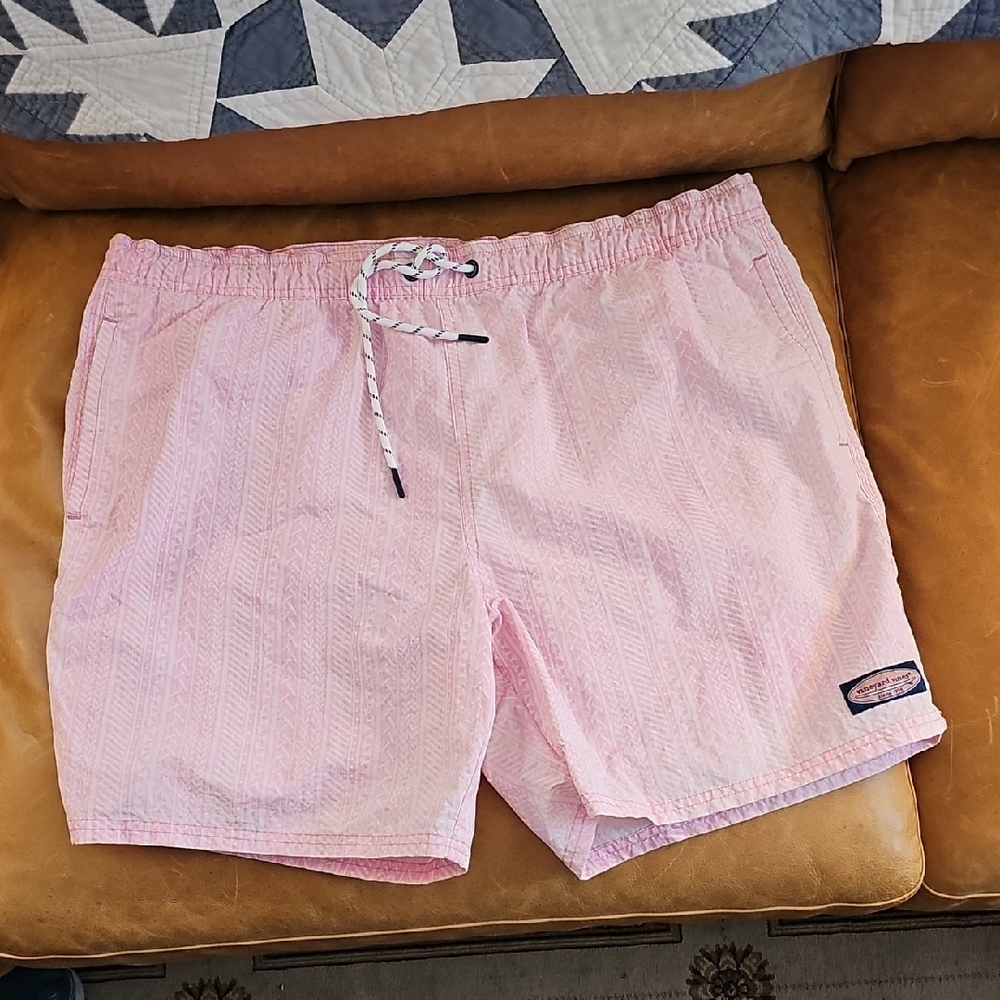 Vineyard Vines Light Pink Swim Trunks